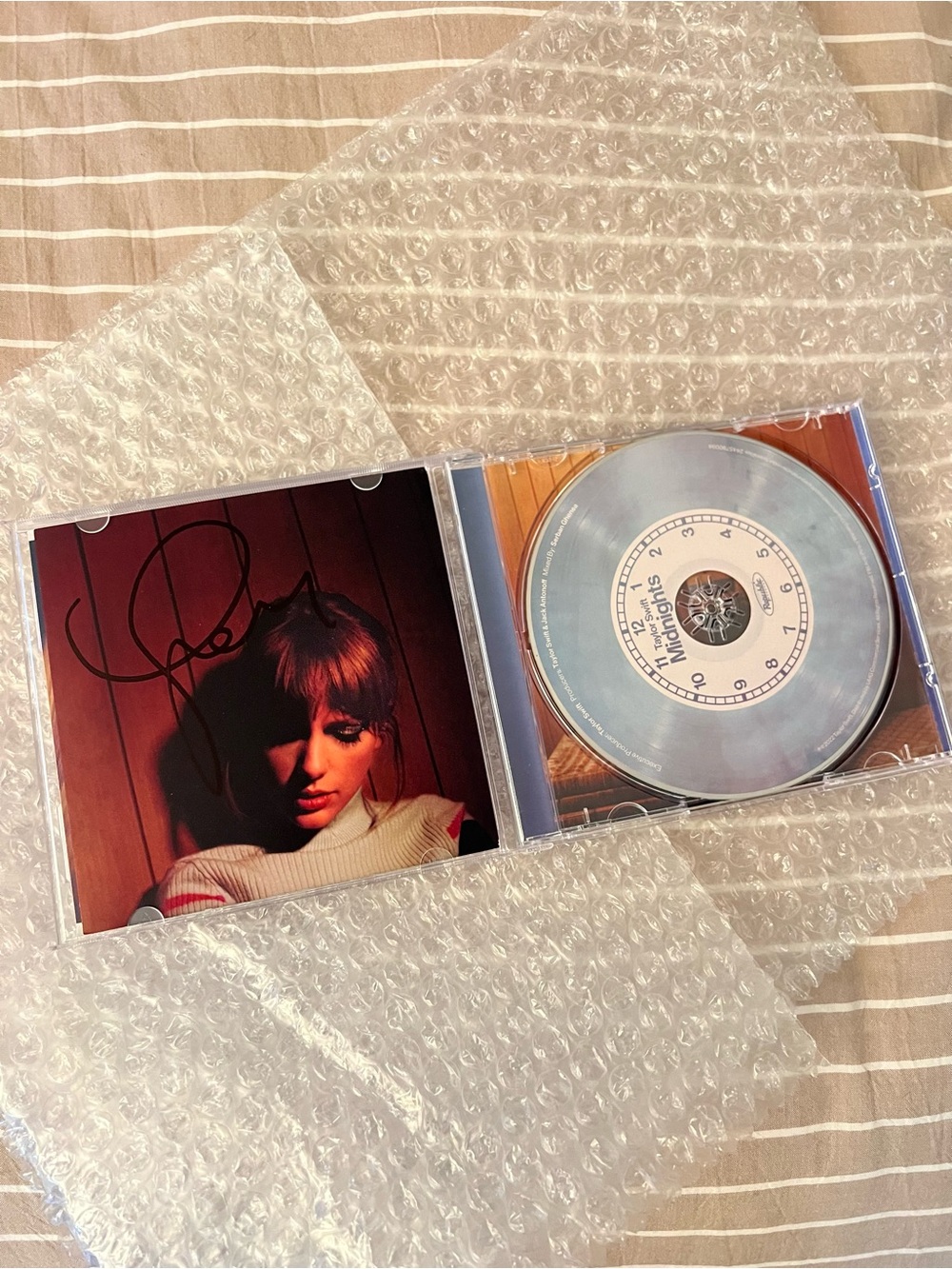 Taylor Swift Midnights CD with signed insert